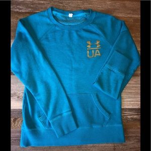UA Sweatshirt Semi Fitted Teal/Blue